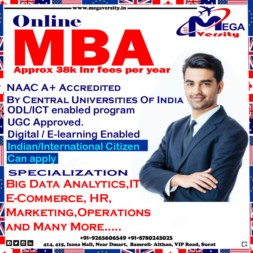 Online MBA From Surat By Mega Versity - Megaversity